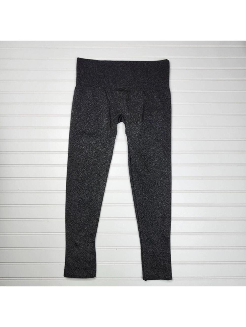 Cozy High-Waisted Charcoal Gray Leggings French Laundry Vintage Mervyns